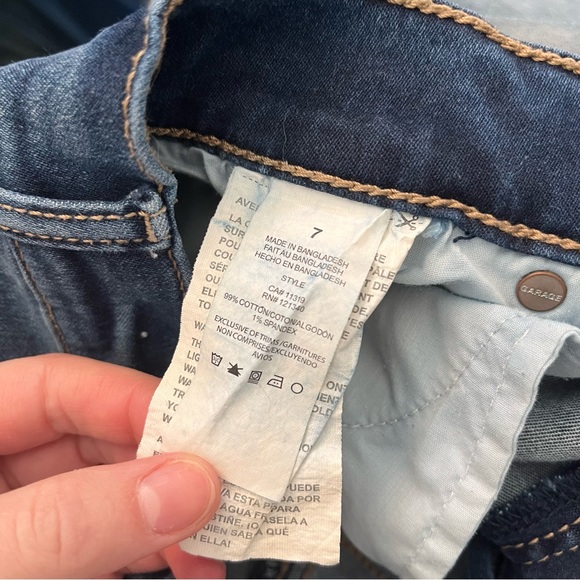 Garage High Waisted Shorts - Picture 2 of 6